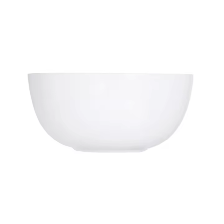 Luminarc DIWALI Bol Lavafrutas 12 Cm Vidrio Opal Blanco Apilable Ecológico Resistente - 1