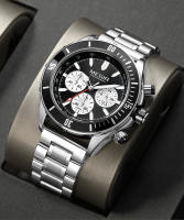 Reloj De Pulsera Deportivo Para Hombre MEGIR Lujo Negocios Caso Grande Luminoso Cronógrafo Resistente Al Agua Con Fecha - details 12