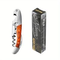 Aguja Para Tapa De Vino Profesional Con Mango De Madera Y Corte De Película Portátil Herramienta De Barra Multifuncional Eco-amigable - details 7