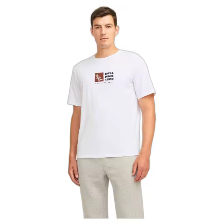 Camiseta de Manga Corta Jack&Jones  para hombre en color blanco - 1