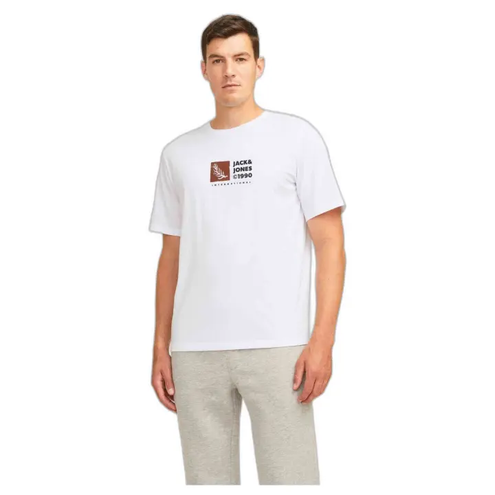 Camiseta de Manga Corta Jack&Jones  para hombre en color blanco - 1