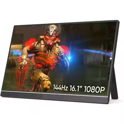 Monitor Portátil  16.1'' 144Hz 100% sRGB 1920×1080P FHD HDR 144HZ /PC/Mac/PS3/4/5/Xbox - 1