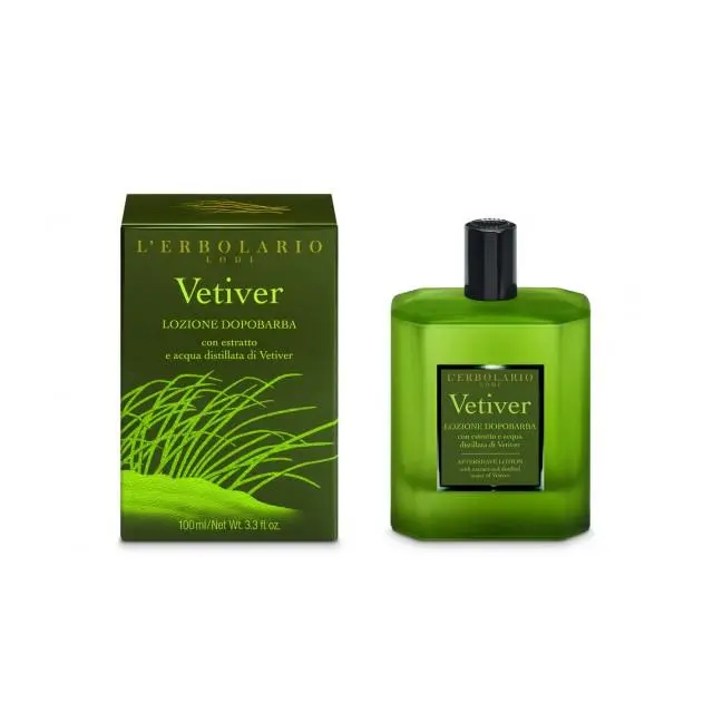 L'Erbolario Vetiver Aftershave 250 ml - Alivio para la piel después del afeitado - 1