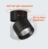 Lámpara De Techo LED Mini Pequeña 220V Luz De Piso Para Sala Dormitorio Cocina Instalación En Superficie Downlight Spot Light - details 8