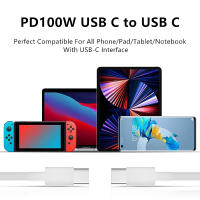 Cable De Carga Rápida USB C a Tipo C 100W Para iPhone 15 plus pro Max Samsung Moto Huawei Honor Realme iQOO Dual Tipo-C De Doble Conector - details 13