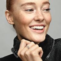Anillo Doble con El logo pavé de PANDORA, en Plata de Lei con ciritas cúbidas transparentes. Incluye Caja de Joint original. (Por favor, confirma la talla de tu mano antes de realizar el pedido). - details 2