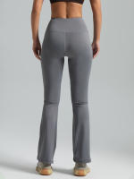 Pantalones De Yoga Para Mujer Cintura Alta Bootcut - Leggings Flared Para Ejercicio Y Ropa Casual - Activewear Cómodo Y Estiloso - details 5