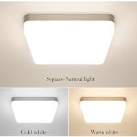 Luz De Techo LED Ultrafina 2.4CM 18W 24W 36W 48W AC85-265V Para Decoración Interior De Hogar Habitación Dormitorio Sala De Estar Cocina Control Remoto Infinitamente Dimmable - details 11