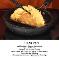 Sartén De Acero Inoxidable Con Manoleta Ergonómica Antideslizante Para Cocinar Bacon Steak Cebolla Huevo Sartén De Cocina Rápida Y Uniforme - details 7
