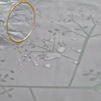 Mantel de PVC Impermeable para Mesa Rectangular , Resistente al Agua y a las Manchas ,Fácil de Limpiar,Diseño de Ramas Minimalista,Ancho 140 cm - details 1
