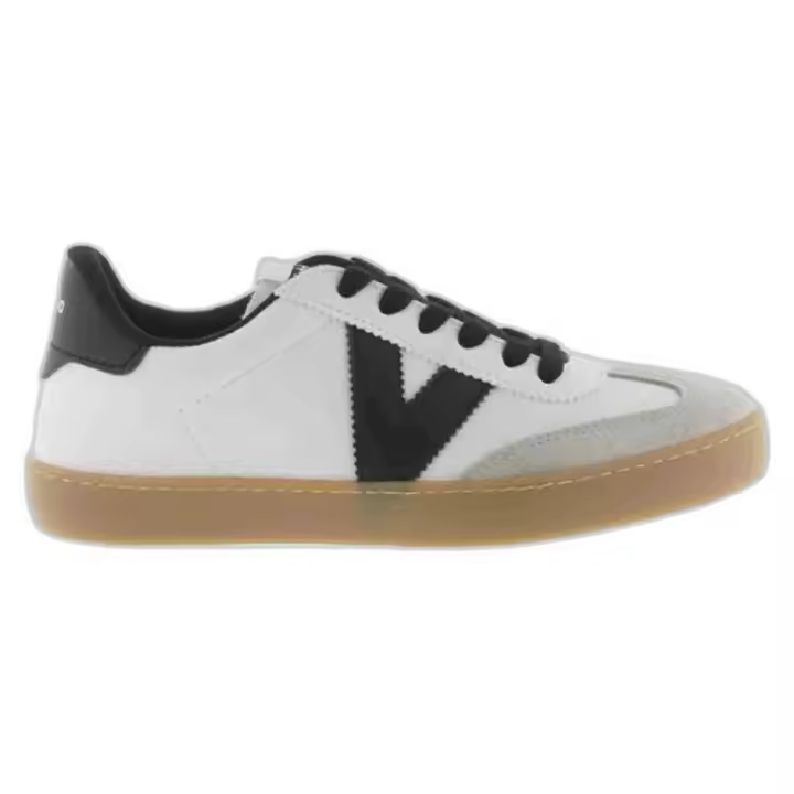 Zapatillas Victoria Berlin Ciclista Efecto Serraje para hombre en color blanco - 1