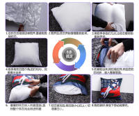 Cojín De Relleno Para Sofá Y Cama Inserto De Almohada Suave De Poliéster Y Algodón Forma Cuadrada Rectangular Para Cuello Y Espalda - details 3
