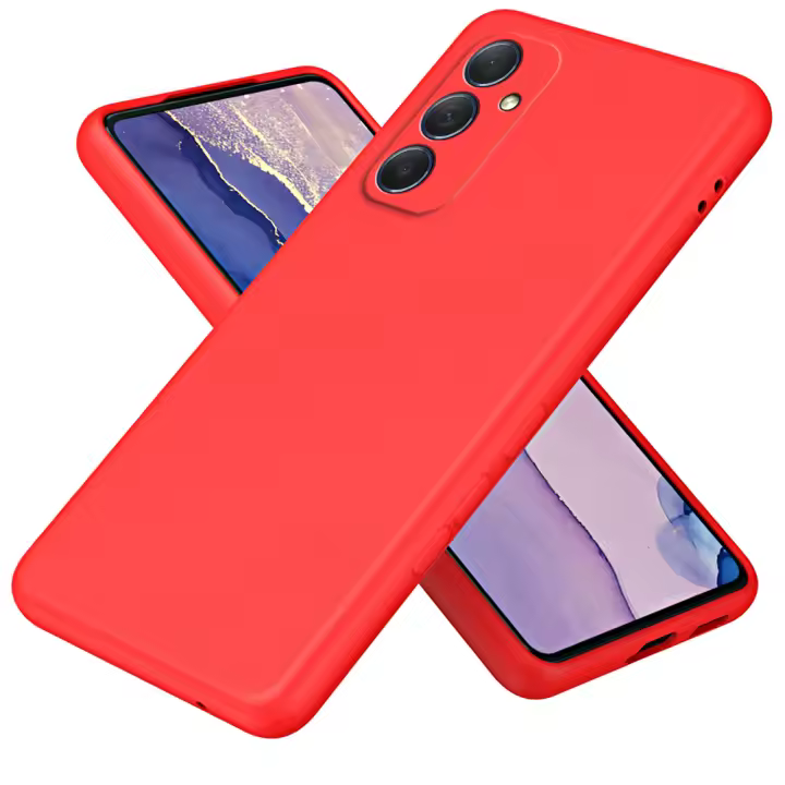 Funda Original Para Samsung Galaxy A13 A14 A04S A05S A15 A23 A24 A33 A53 A73 A34 A54 5G De Silicona Líquida Cubierta Completa Antisuciedad Antisecado Ligera Antideslizante - 1