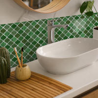 Pegatina De Pared 3D Falsa Drip Tile Autoadhesiva Kuujojo Para Cocina Sala De Estar Y Baño Fácil De Quitar Tamaño 12x12 Pulgadas - details 9