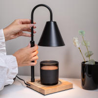 Flamingueo Lampara Vela Lampara Mesita Noche Lámpara para Velas con Temporizador Intensidad Regulable Lampara Calienta Velas Calentador Velas - details 6
