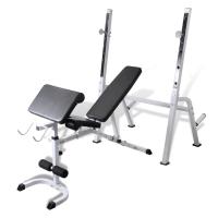 vidaXL Banco de entrenamiento multiejercicio - details 0