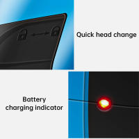 Tijeras Eléctricas Sin Cable Para Costura Aideepen Recargables Por USB Para Corte De Algodón Tela Cuero Y Otros Material Blade De Acero Tungsteno - details 13
