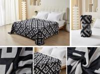 Manta estampada múltiples diseños extrasuave 100% poliéster manta de sófa y cama medidas 130 x 160 cm, 160 x 220 cm y 220 x 240 cm - details 4