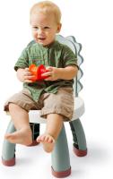 Silla de dosaurio de plástico para niños, Resistant, duradera, Diseño ergonómico antideslizante,para de 2 años  Verde - details 0