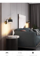 Lámpara De Pared LED Para Dormitorio Y Sala De Estar Iluminación Moderna Simplicidad Decorativa Para Hogar Adecuada Para Corredor Estudio Y Foyer - details 15