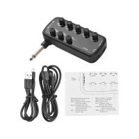 Amplificador De Guitarra Portátil Mini Con Jack Para Auriculares Y Grabación Interna OTG Instrumento Musical Electrónico - details 6