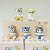 Figura De Colección De Juguete Mofusand Delfín Ballena Caja Sorpresa De Animales Del Bosque Decoración Para Niños Y Adultos - details 0