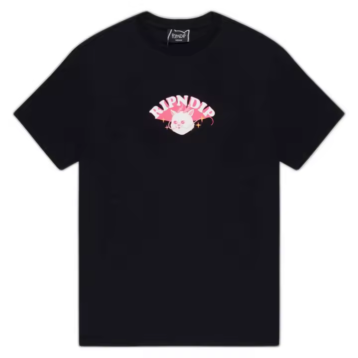 Camiseta de Manga Corta Ripndip  para unisex en color negro - 1