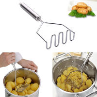Molinillo De Patatas De Acero Inoxidable Manual Machacadora De Frutas Y Vegetales Máquina De Presión Para Alimentos De Niños Gadgets Cocina - details 0