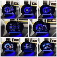 Nuevo A501 Auto Meter Car HUD Turbo Gauge Display OBD2 Digital Smart Odometer Seguridad Alarmas Agua Y Aceite Temperatura RPM - details 6