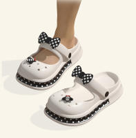 Zapatillas De Plataforma Casual Para Mujer Casuales Con Lazo Decorativo Diseñador Comodidad Interior EVA Talla Unisex Estilo De Moda Verano - details 8