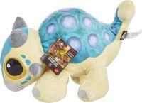 Dinosaurio Bebé de Plush lleno de Baches with Sonido, Juguete suave Flexible de 15 pulgadas Ankylosaurus with empanadas pesos - details 3