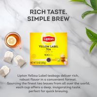 Lipton Té Negro Calidad — 200 grs (100 saquitos) - QUMIR - details 2