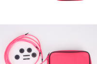 Juego De Agujas De Tejer Interchangeables QJH De Plástico ABS Tamaño 10 Set Circular US 5-15 Con Bolsa Pu Caspian - details 3