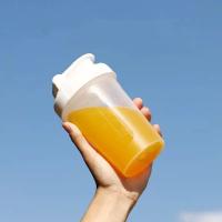Botella De Deporte 400ML Mezclador De Polvo De Proteína De Avena Plástico Portátil Para Gimnasio Y Exterior Reutilizable - details 10