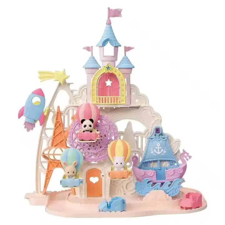 Parque de atracciones de Sylvanian Families con 3 figuras 5537 EPOCH - 1