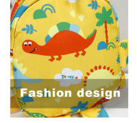 Mochila De Dinosaurio Cartoon Para Bebés Niños Y Niñas Escolares Material De Nylon Capacidad Baja Adecuada Para Jardín De Infantes - details 4