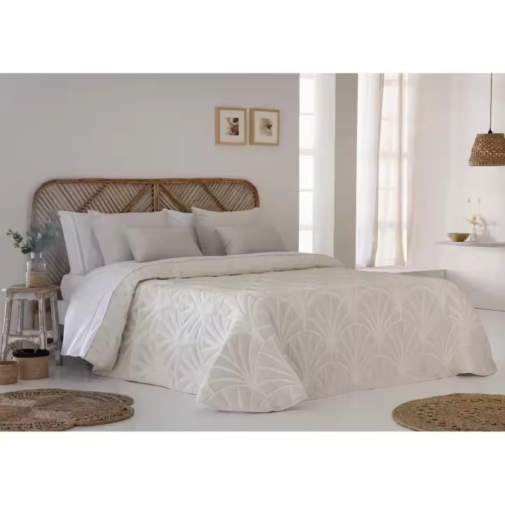 JVR - COLCHA TIPO 10 modelo LUXOR - Tejido Jacquard Pique - Fabricado en España - Cama 90/105/135/150/160/180 - 1
