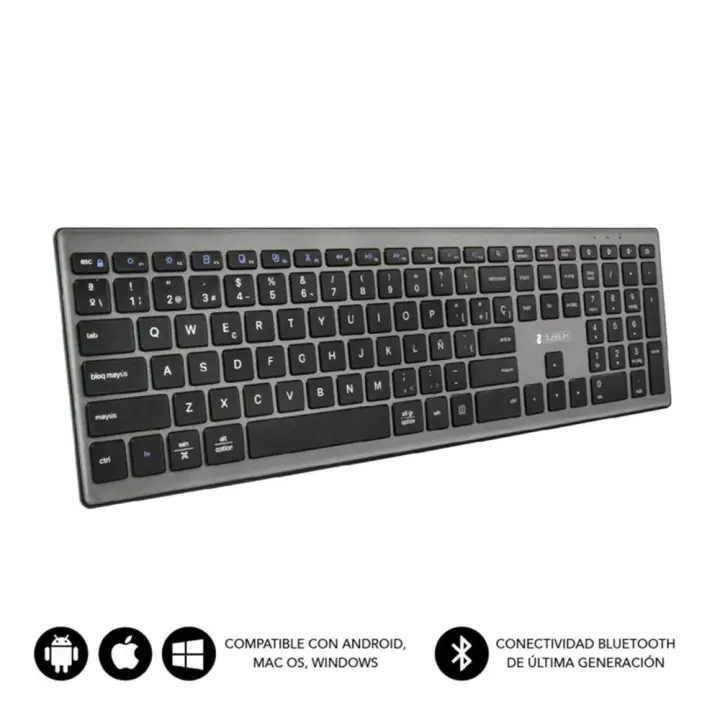 Teclado subblim subkb - 2pue201 inalambrico -  Recíbelo en 2-3 días laborables - 1