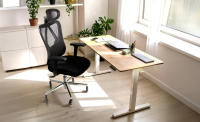 AREBOS Silla de oficina ergonómica, silla de escritorio con reposacabezas ajustable - details 28