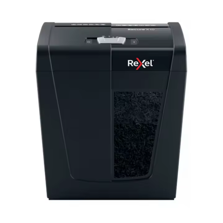 Rexel Secure X10 triturador de papel Corte cruzado 70 dB Negro - 1