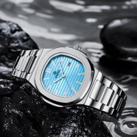 Reloj De Pulsera De Cuarzo Para Hombre OGEDA Diseño Clásico Resistente Al Agua Con Tres Manos Reloj De Business Para El Hombre Militar Material De Pulso De Tungsteno Acero Y Aleación - details 11