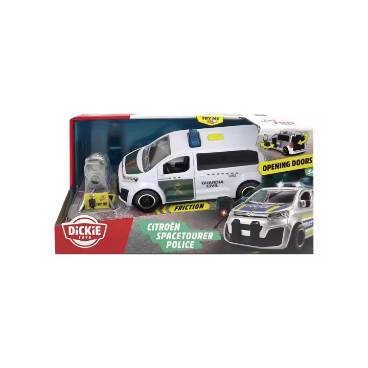 Coche Guardia Civil Furgoneta Citroen Con Radar luces y sonidos  escala 1:32 15 Cm (Smoby 203713015SI1) - 1