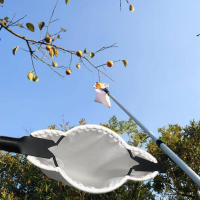 Recogedor De Frutas Para Jardín Con Cuchilla Y Bolsa De Recolección Herramienta De Cosecha Para Árboles Altos Resistentes Al Desgaste Tamaño 37cm Negro - details 2