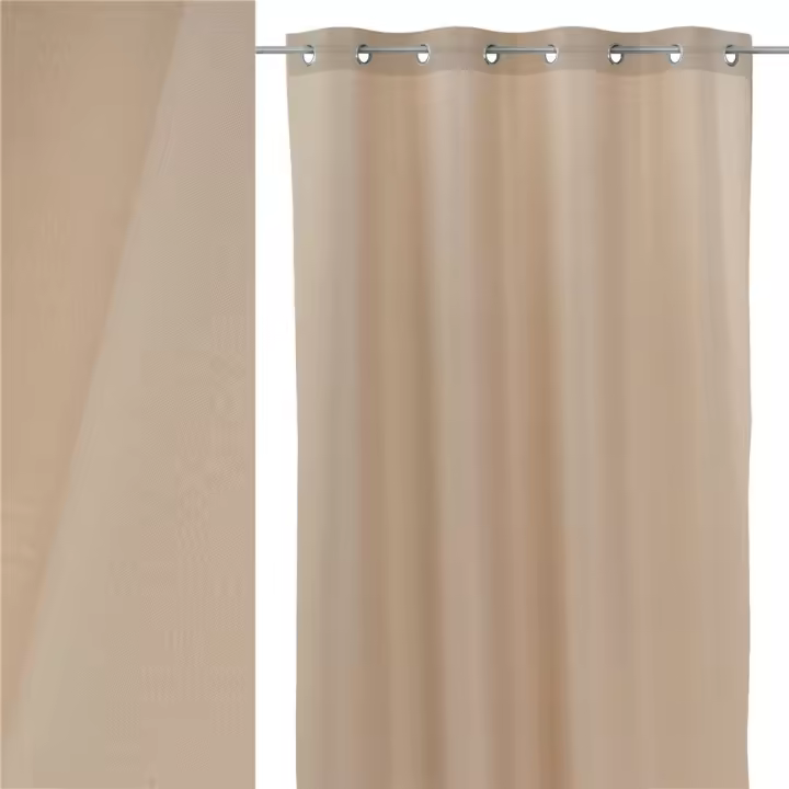 Plushome Cortina Loneta Teñida Magic 140 x 260 cm - Básicos para la Decoración del Hogar - 1