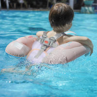 Anillo de natación para bebé, estilo cisne rosa, anillo para axilas, protección solar, anillo de natación para niños, transfronterizo - details 11
