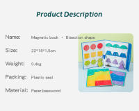 Juguetes Educativos Magnéticos De Fracciones Para Niños Y Padres Juego Interactivo De Formas Geométricas Tablero Divisor De Fracciones Madera - details 1