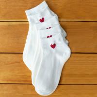 Calcetines Bajo De Corbata En Forma De Corazón Para Mujer 5/10 Pares Absorbentes De Sudor Transpirables Cómodos Estilo Dulce Para Primavera Verano - details 3