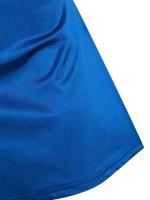 Vestido De Satén Va Va Voom Para Mujer 2024 Con Suspensión En La Cintura Estilo Sexy Y Club Manga Espagueti Largo Hasta La Rodilla - details 17