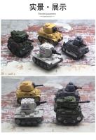 Modelo De Coche De Tanque De Aleación 4pcs Juguete Educativo Para Niños Regalo Para Cumpleaños Y Navidad Simulación De Batalla Militar Q-version Rebound - details 7