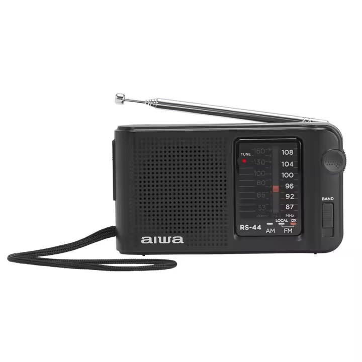 RADIO PORTATIL DE BOLSILLO AIWA RS-44 NEGRO AIWA  Radios Portátiles 8435256896978 - 1